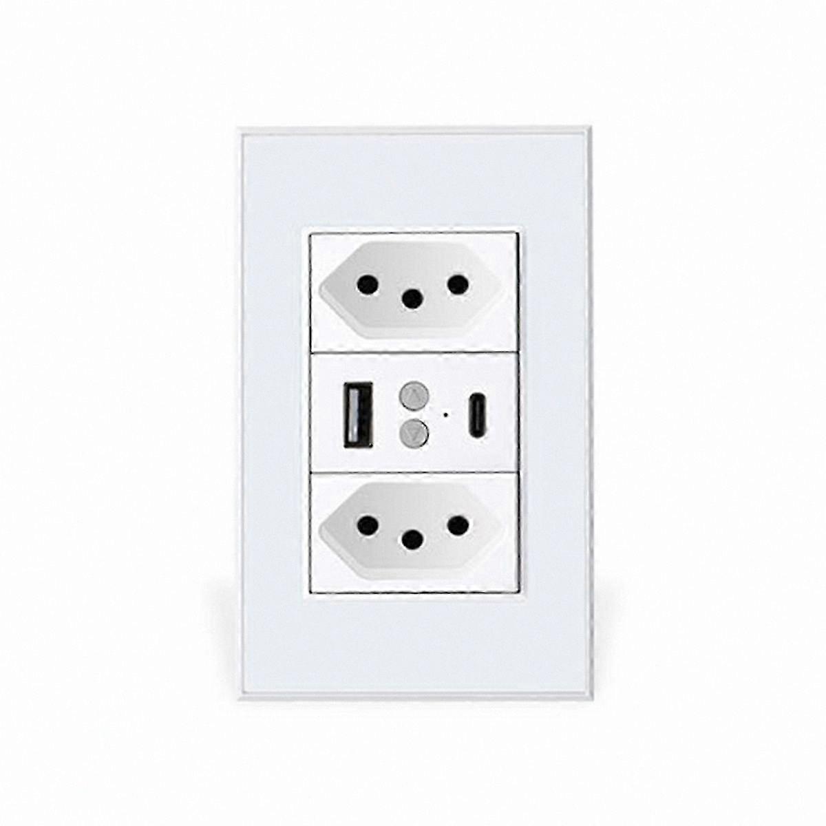 Zigbee Smart Socket 10A EU Plug-Compatible Brazil Switch Adapter