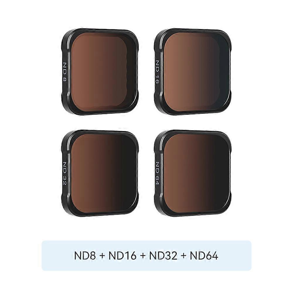 Light Reducing ND Filter Accessories for Hero13/12/11/10/9/11Mini (1x ND8/ND16/ND32/ND64)