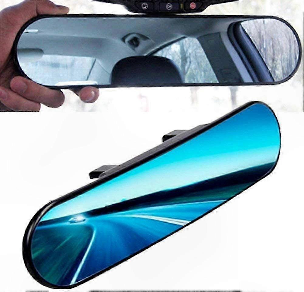 Universal Anti-Glare Rearview Mirror for Car Interior - Round Design with Adjustable Angle