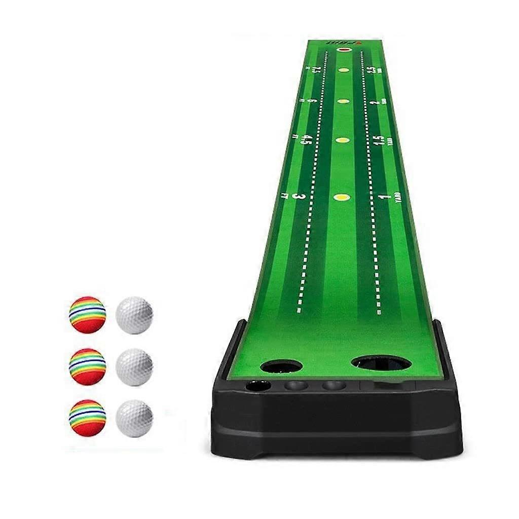 Golf Putting Mat DualSpeed Training Aid with Electric Ball (C Style) Ref: 2208