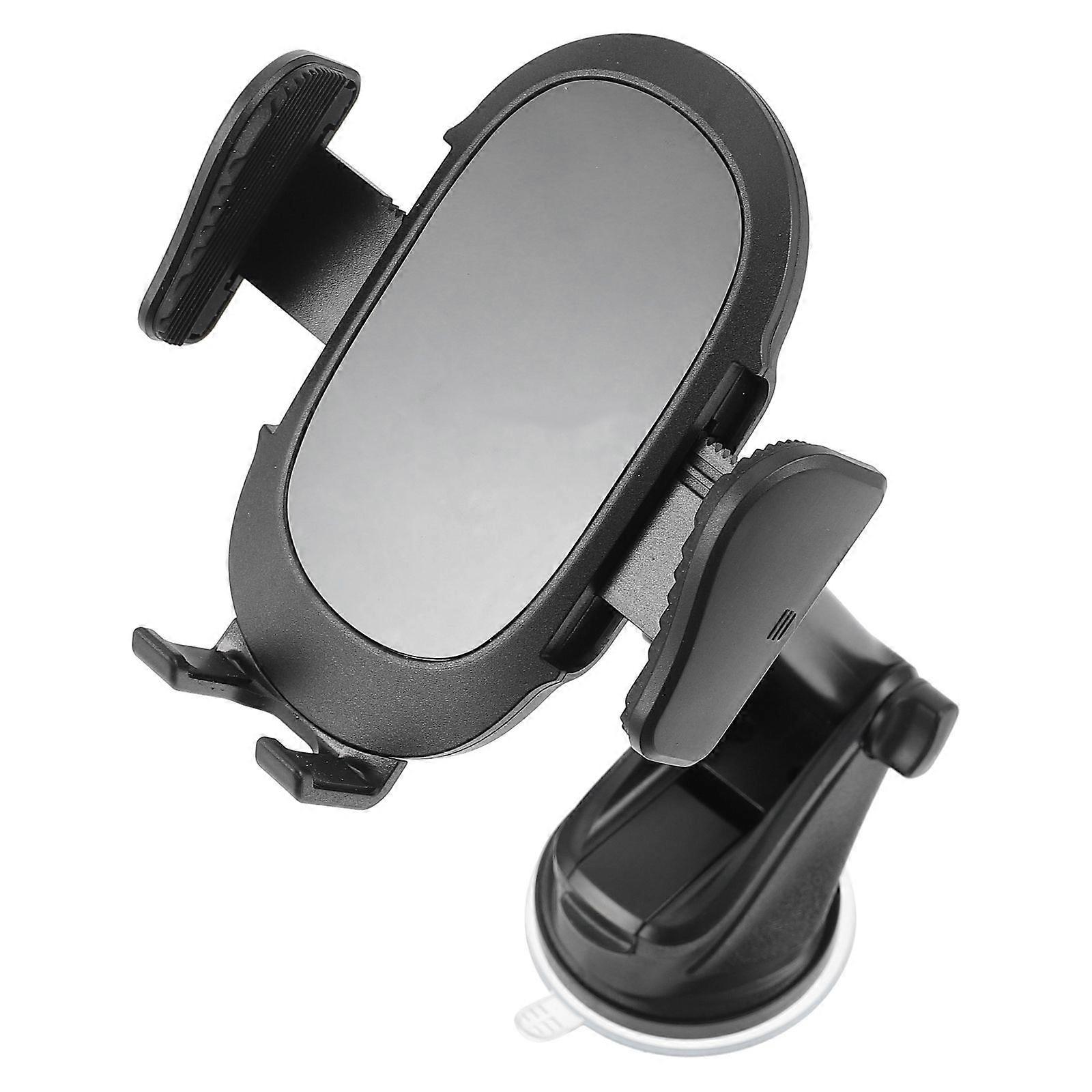 Auto Suction Phone Rack For Cars Ideal Navigation Solution Black Color 1Pcs