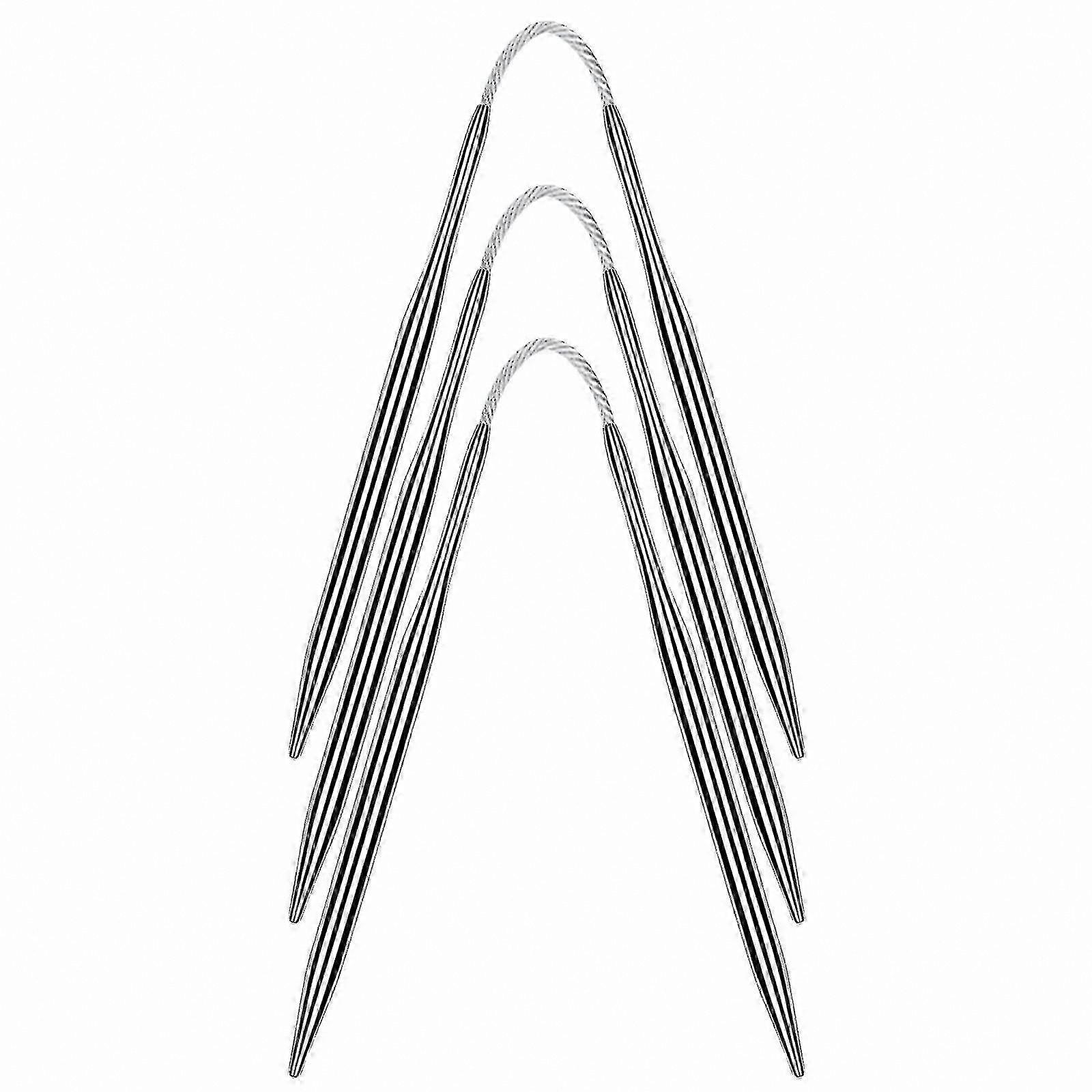 Knitting Needles Set - 21cm Flexible Double Pointed Pins for Crafting Projects