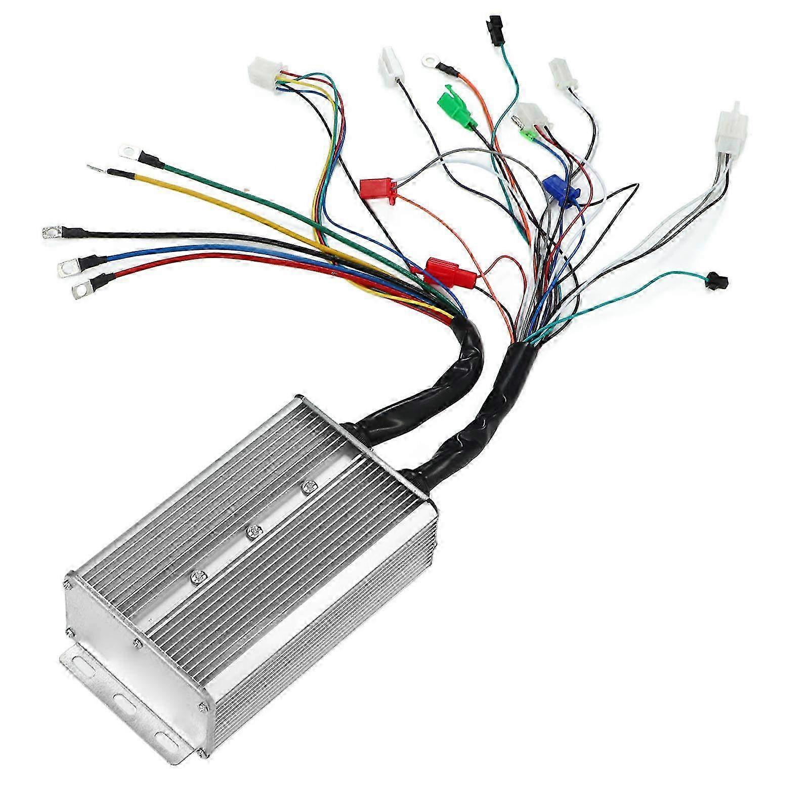 48V/60V 1500W Brushless Motor Controller - Dual Mode Aluminum Alloy Controller for E-Bike with 18 Tubes
