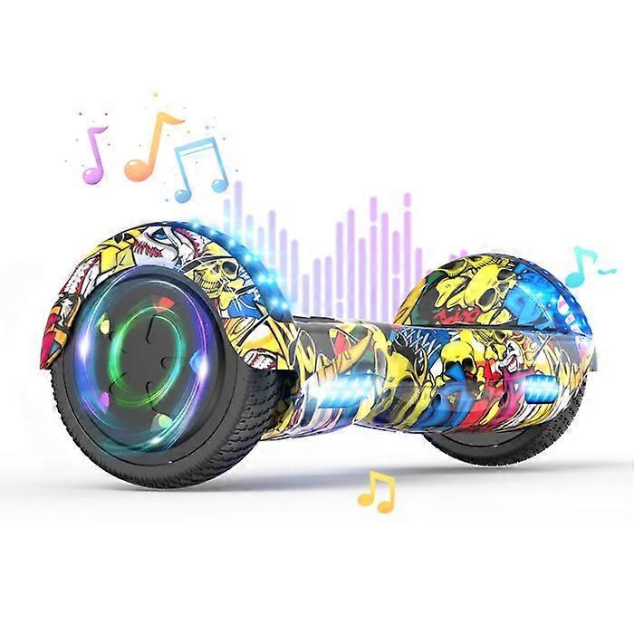 6,5 inch hoverboard met Bluetooth en LED - RCB - perfect cadeau voor HIP-HOP Kids