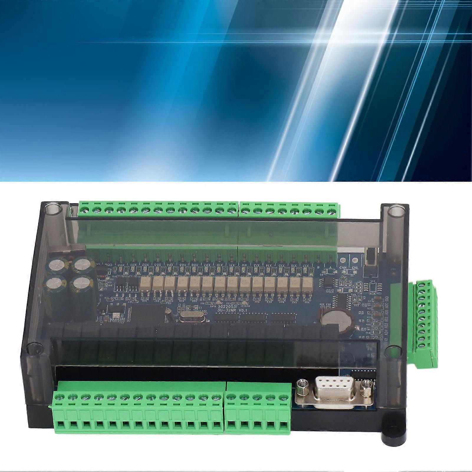 Industrial Control Board RS485 6AD 2DA 16 in 16 Out PLC Programmable Controller with 6 Way High Speed Counting DC24V 