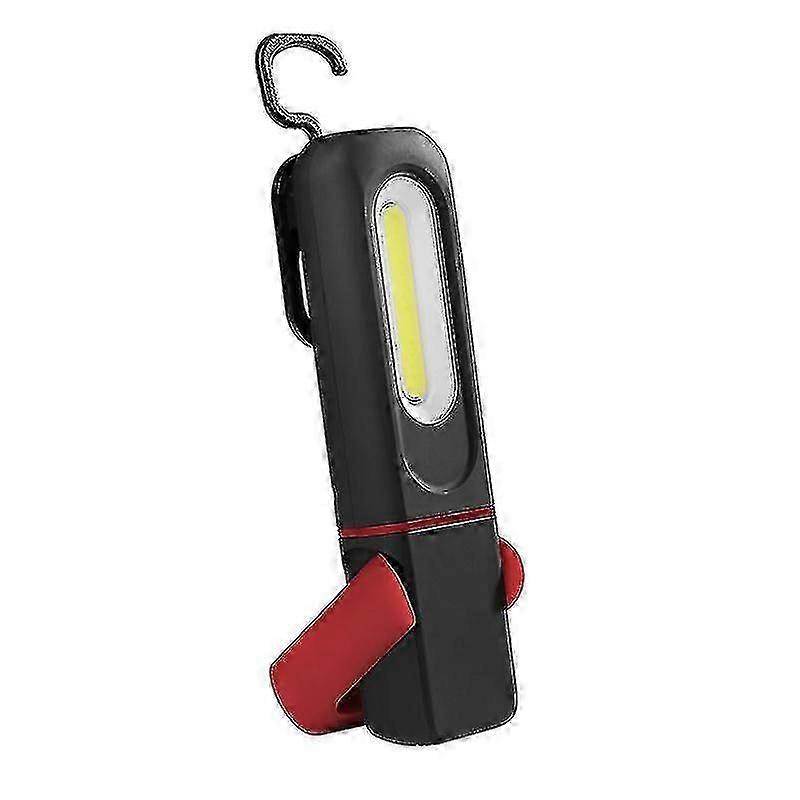 Rechargeable Led Work Light, 2 In 1 Inspection Light With 360 Degree Rotation And 5w Cob Led Torch Lamp With Magnetic Base And Hook For Automotive Wor