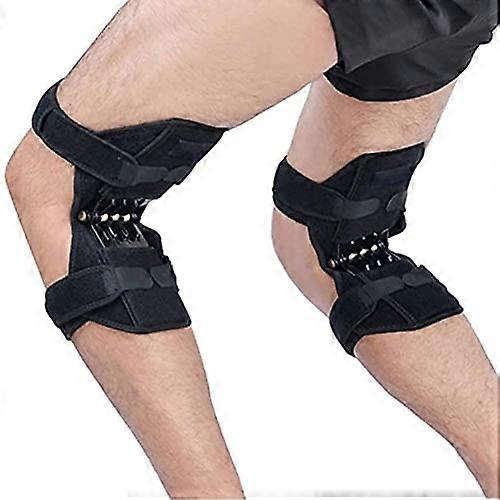 Knee brace support, 2 pieces, with strong rebound for improved stability and pain relief, ideal for running, hiking, and arthritis support.
