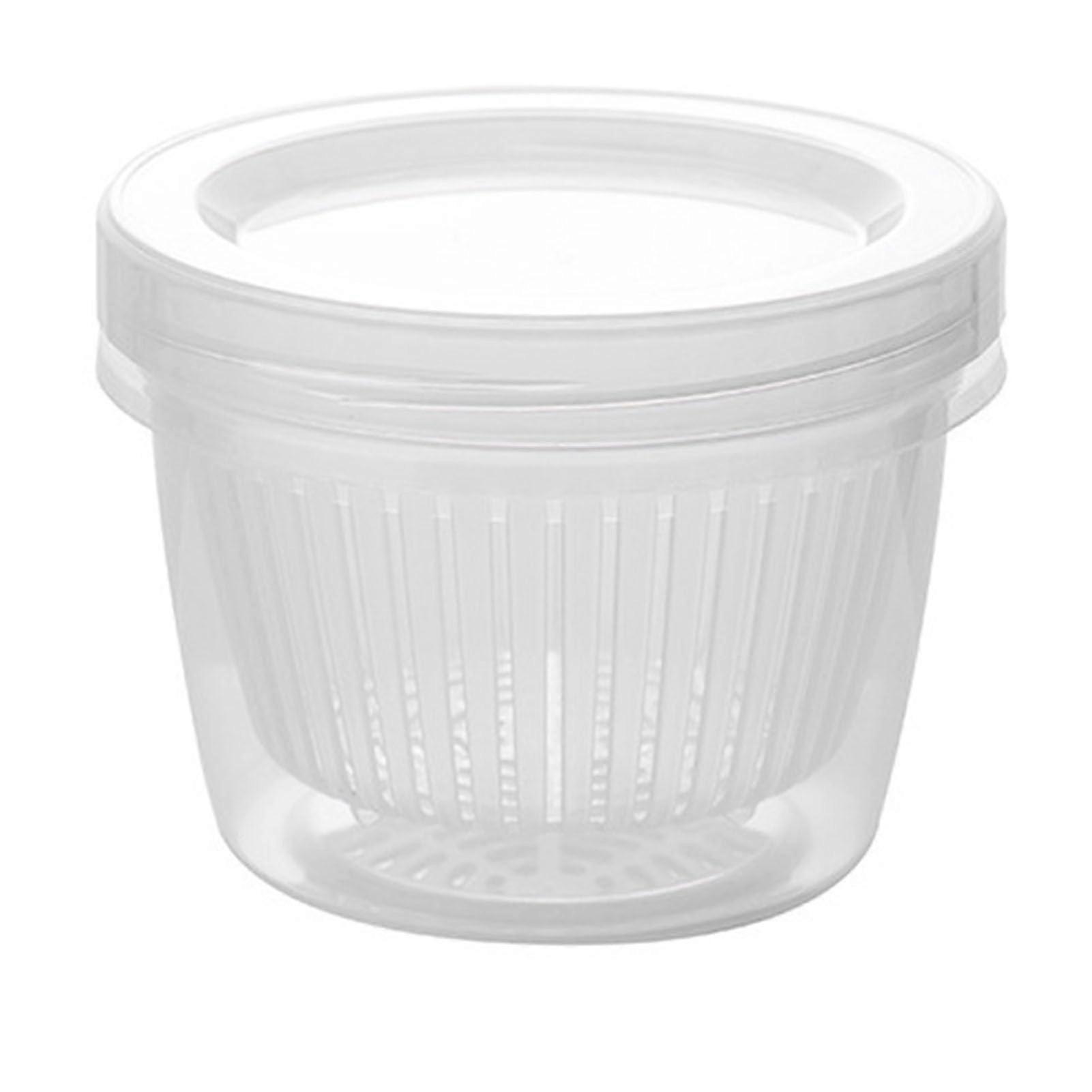 Fridge Storage Box Transparent Thickened Fresh-Keeping Container For Fridge Vegetables And Fruit Food Grade Plastic 70g