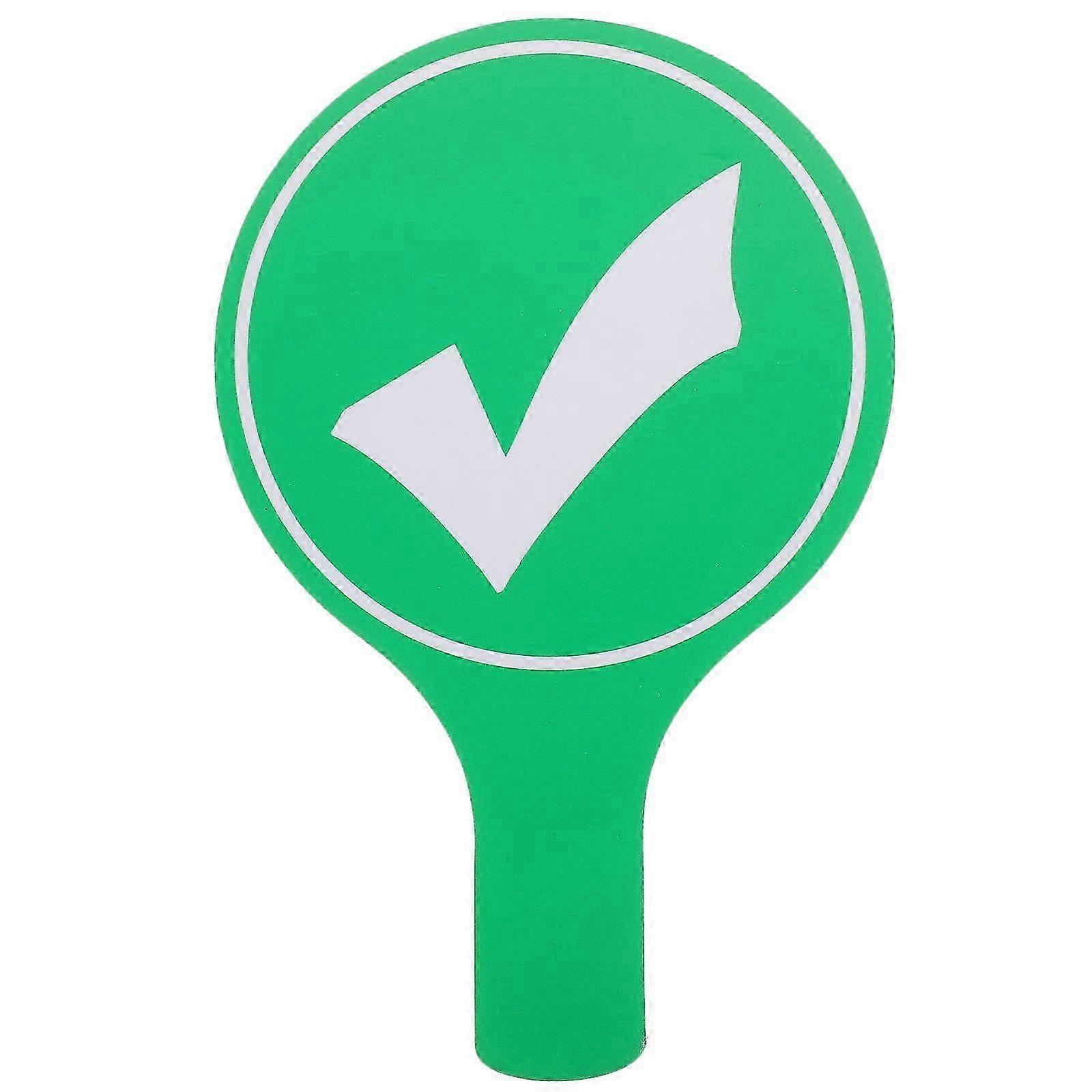 Classroom Answer Paddle Handheld Paddle Teaching Prop Answer Paddle for Teacher Student