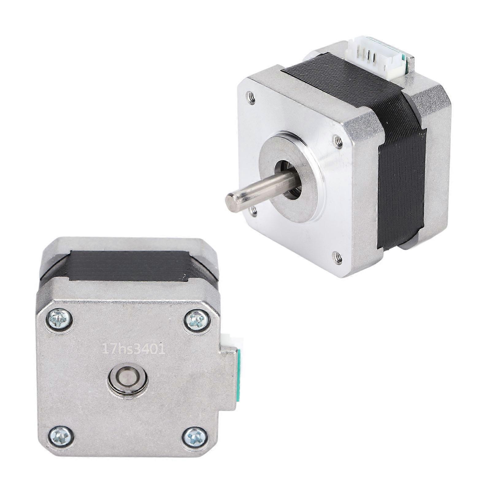 42‑34 Motor Low Noise Stable Operation 3D Printer Stepper Motor for Ender‑3 for CR‑10Silver 