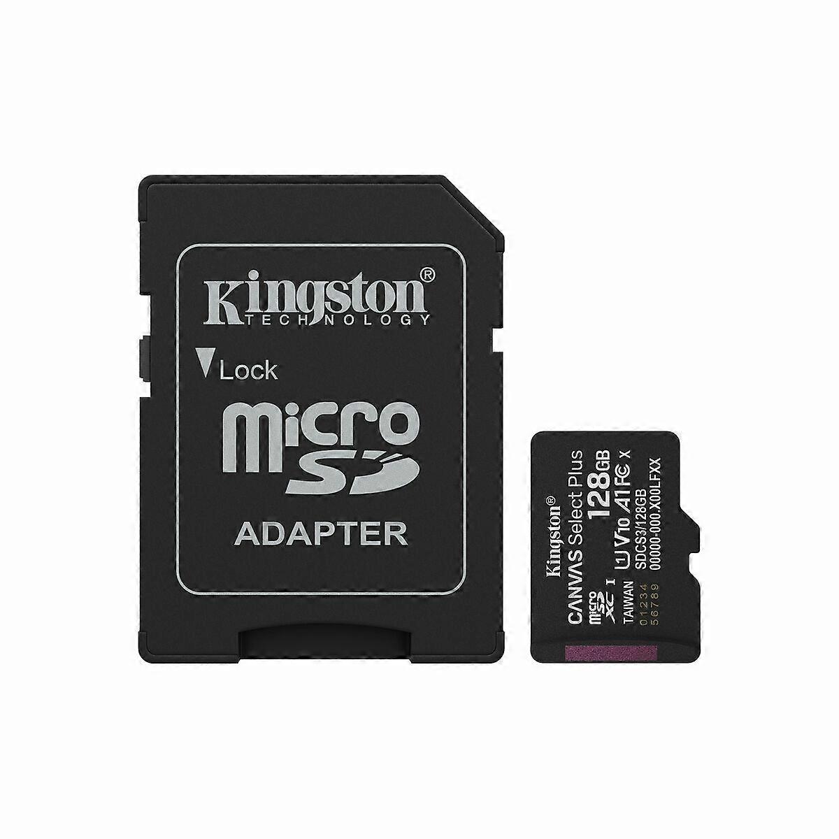 Micro SD Memory Card with Adaptor Kingston SDCS3/128GB