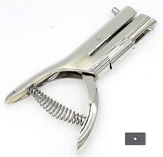 Heavy duty hand single hole puncher with 10mm round holes up to 300mm deep