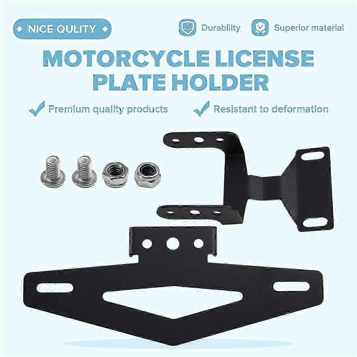 Motorcycle License Plate Holder Tailstock Bracket for Trident 660 2021-2024 Tail Tidy