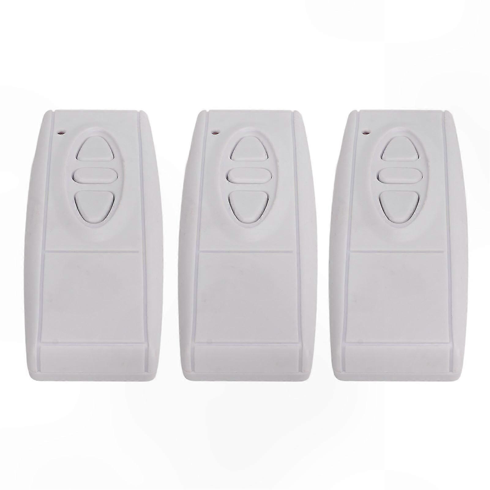 Wireless Garage Door Remote Control 3-Pack for Rolling Doors 433MHz Button Switch