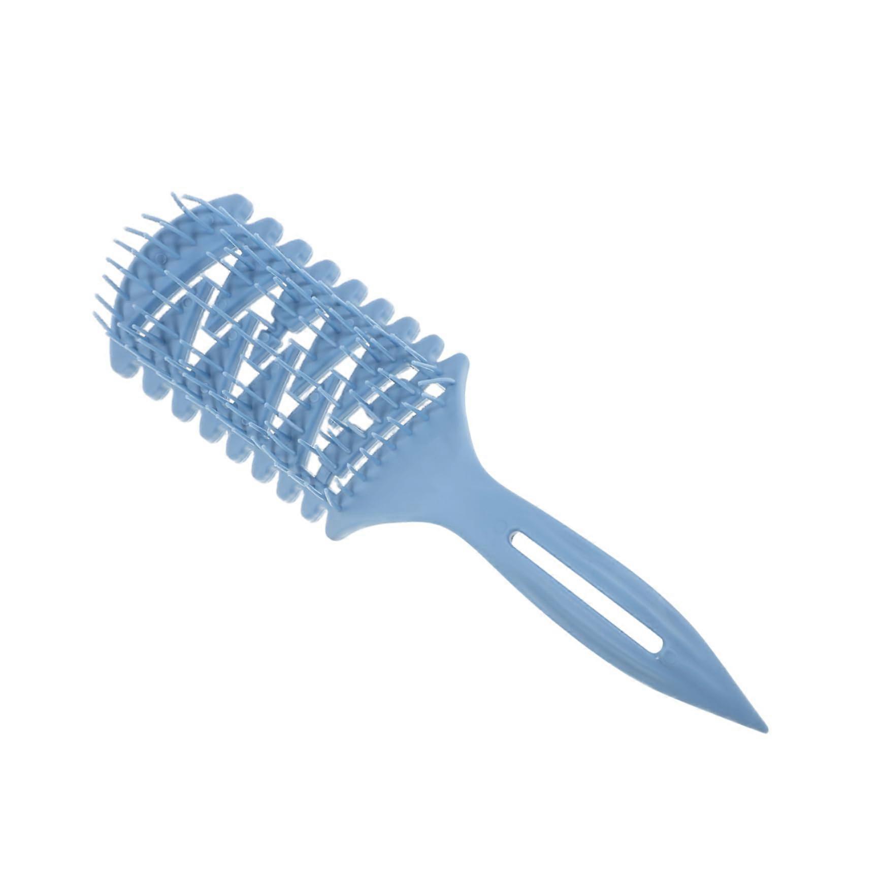 Scalp Massager Brush Anti-Static Comb For Curls Meridian Therapy Hair Styling Tool Sky-Blue