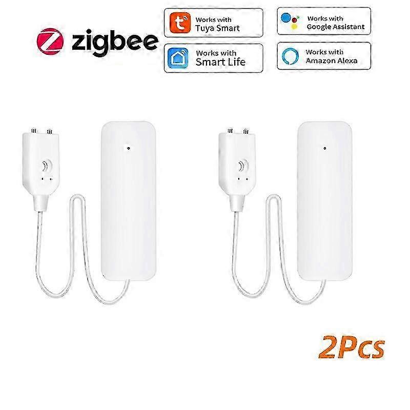 Tuya Zigbee Water Sensor Leak Alarm Water Flood Detector Smart Home Full Water Remote