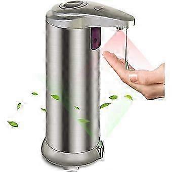 Hand Soap Dispenser Automatic Touchless Soap Dispenser with Infrared Motion Sensor, Output Control Switches, Waterproof Base, Stainless Steel Body, fo
