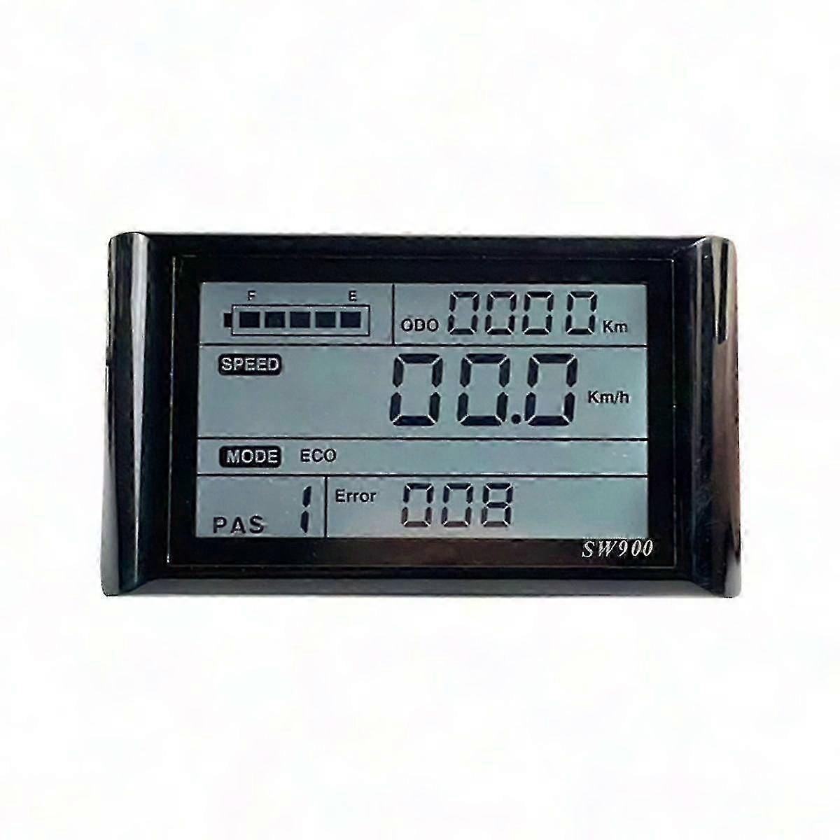 Ebike SW900 LCD Display for Electric Bicycle Speed Control Waterproof 24-72V Meter & Settings