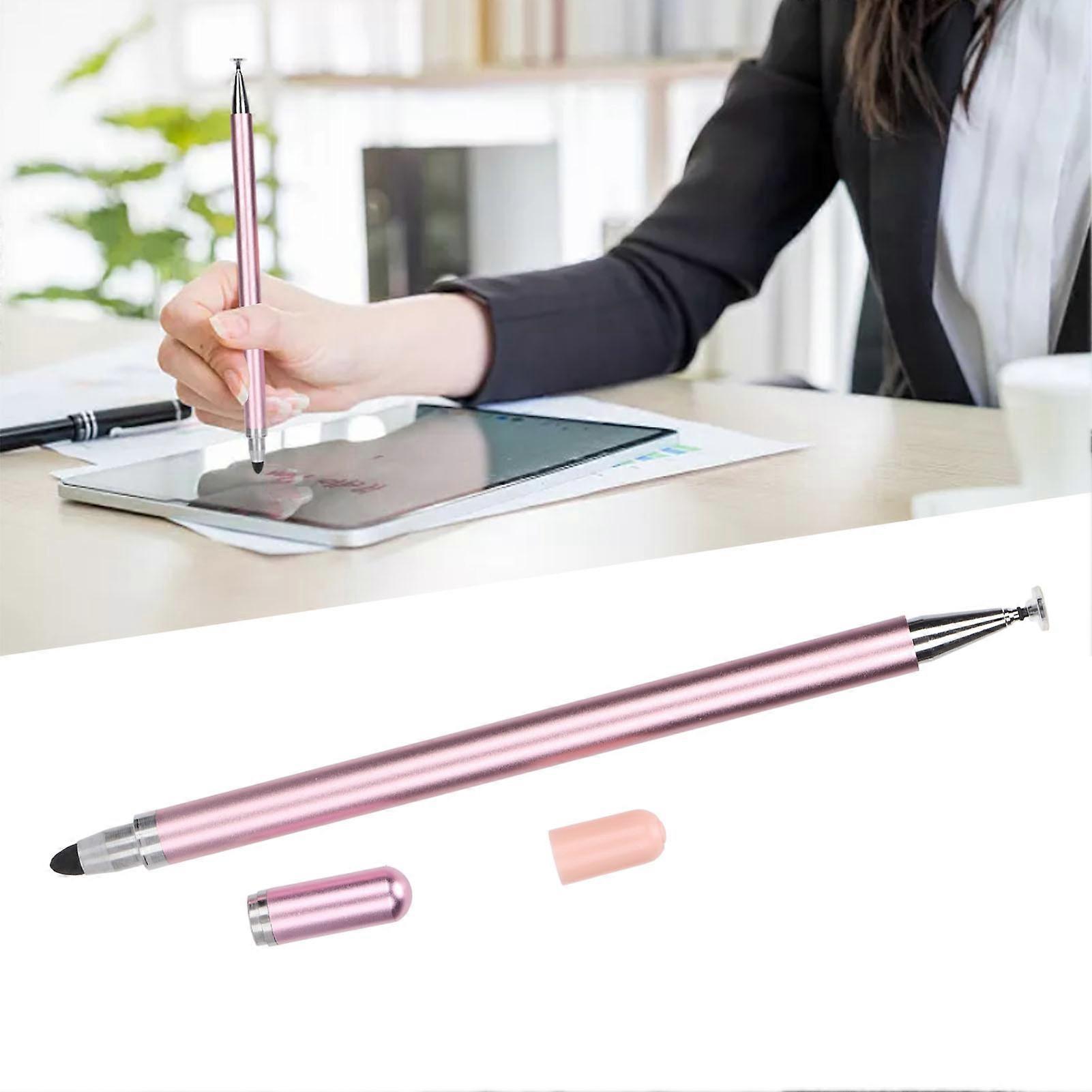 Stylus Pen 2-in-1 Capacitive Touch Screen Pink with Tips Bag