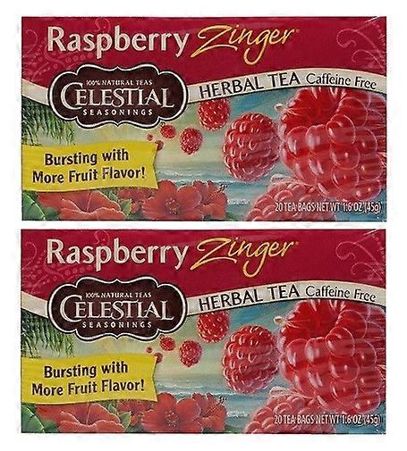 Celestial Seasonings Raspberry Zinger Tea 2 Pack