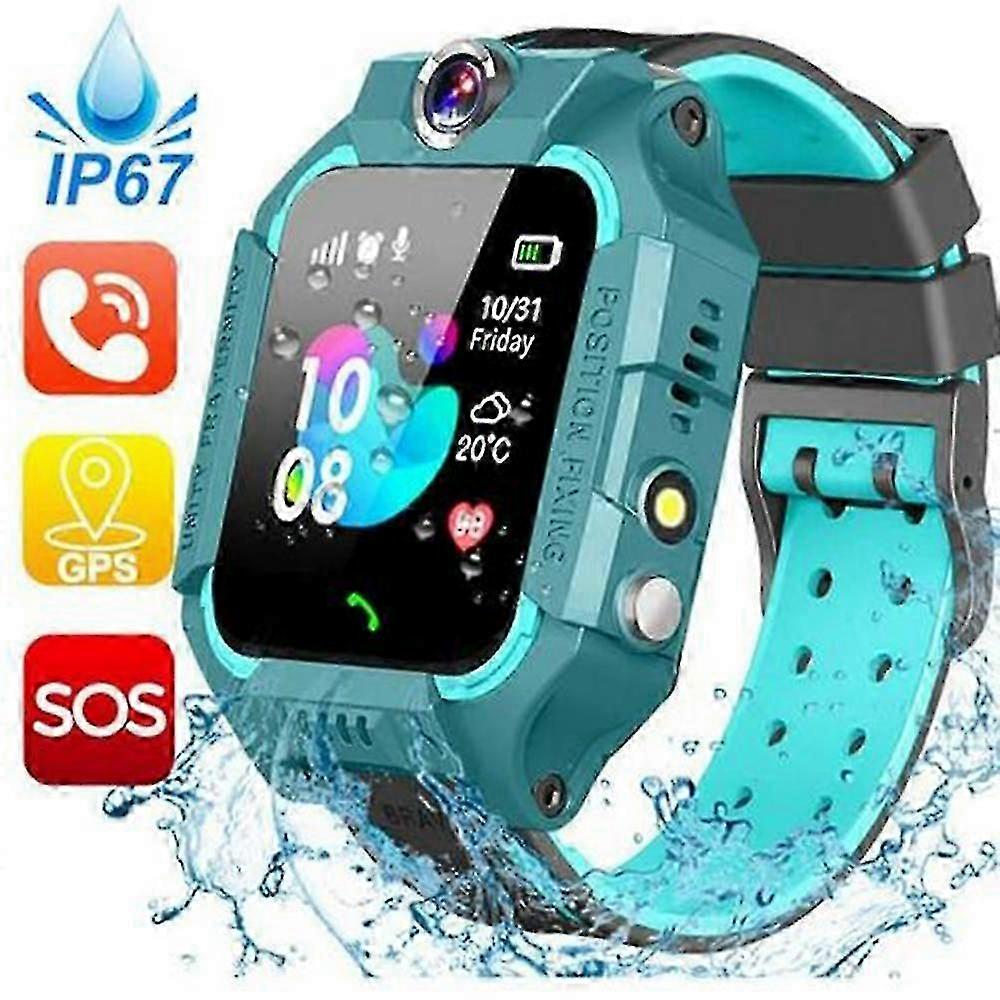 Q19 Akıllı Spor İzle İzle Çocuk Gps Wifi Sesli Arama Sos Su Geçirmez Çocuk Smartwatch