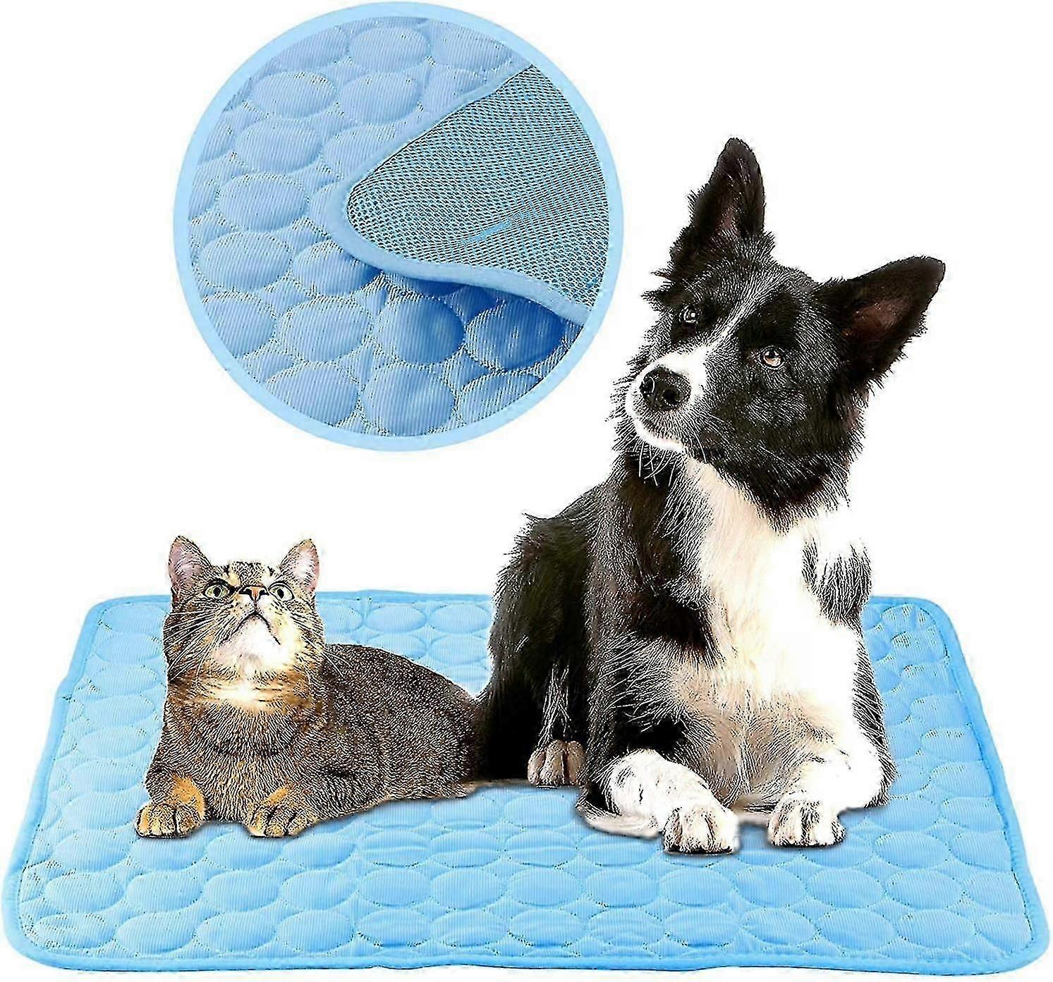 犬と猫用のペット冷却マットと失禁パッド:洗える通気性のあるベッド保護トレーニングパッド