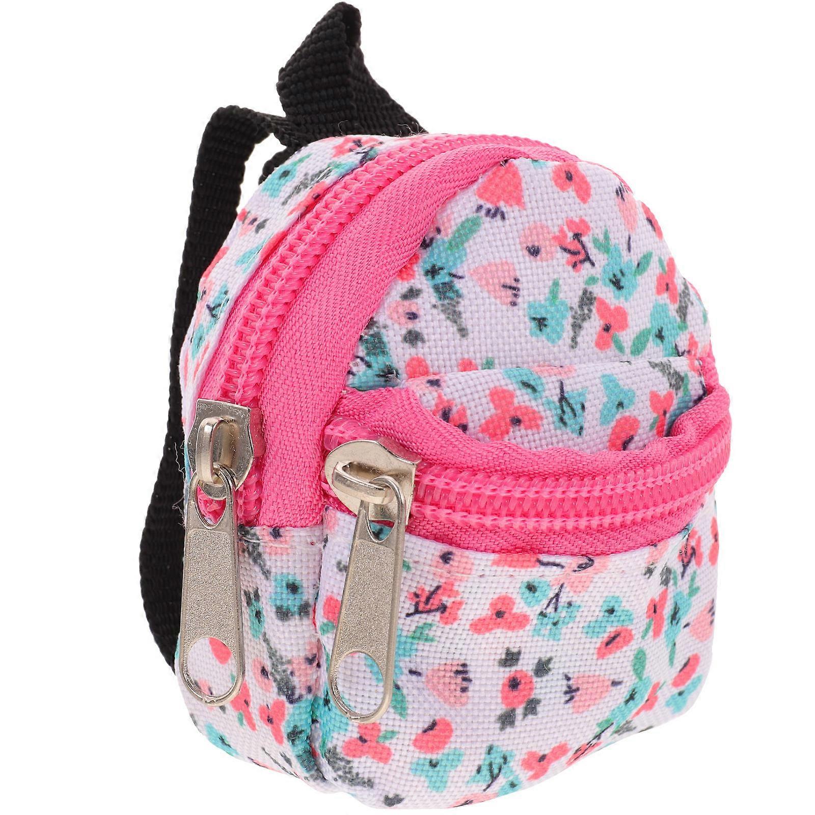 Toy Backpack Mini Polyester Small Backpack for Child Play Storage 1Set