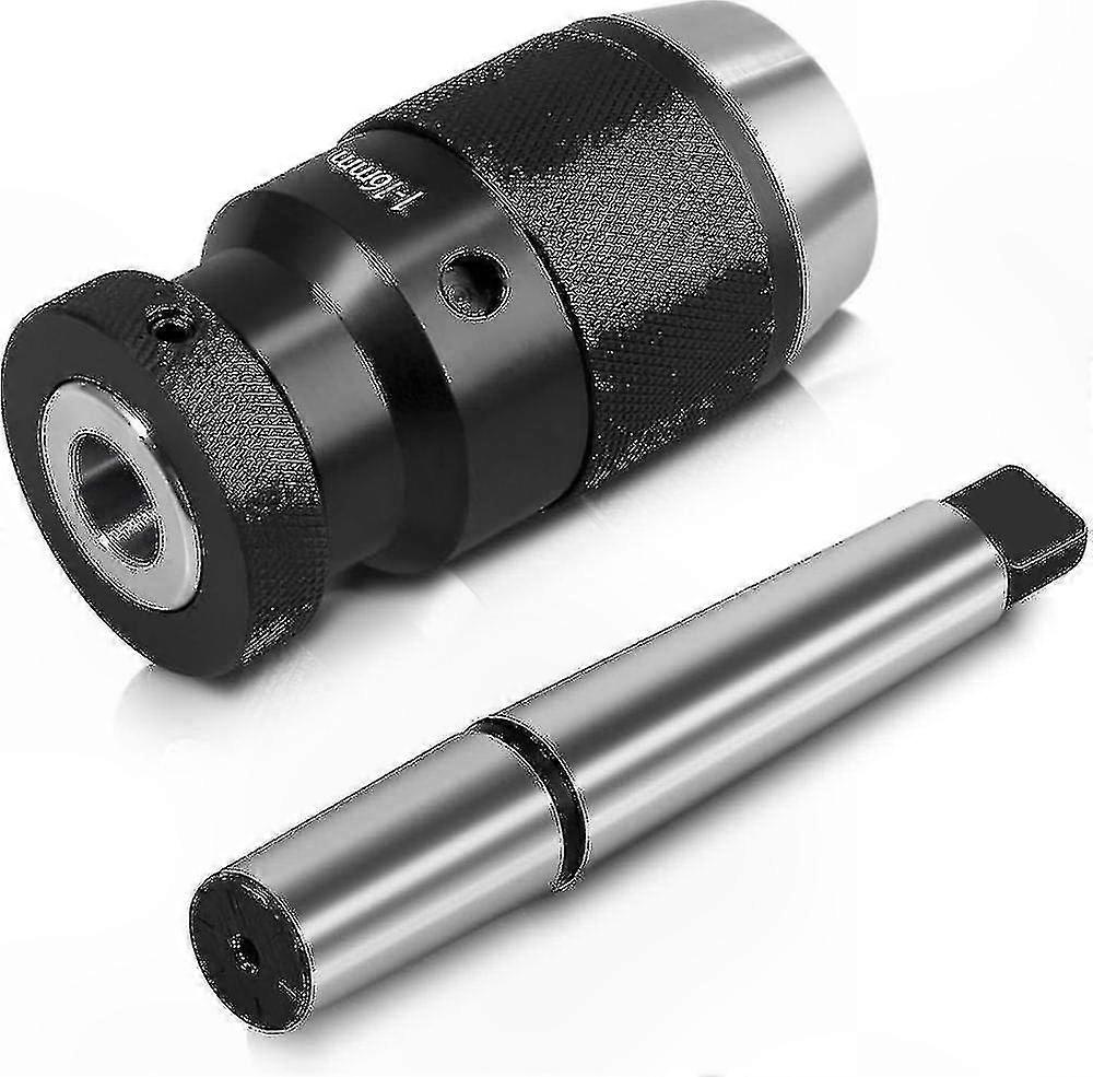 Precision Keyless Drill Chuck with Self-Tightening Feature for 1-16mm Bits MT2 Arbor Compatible Mk2 Lathes