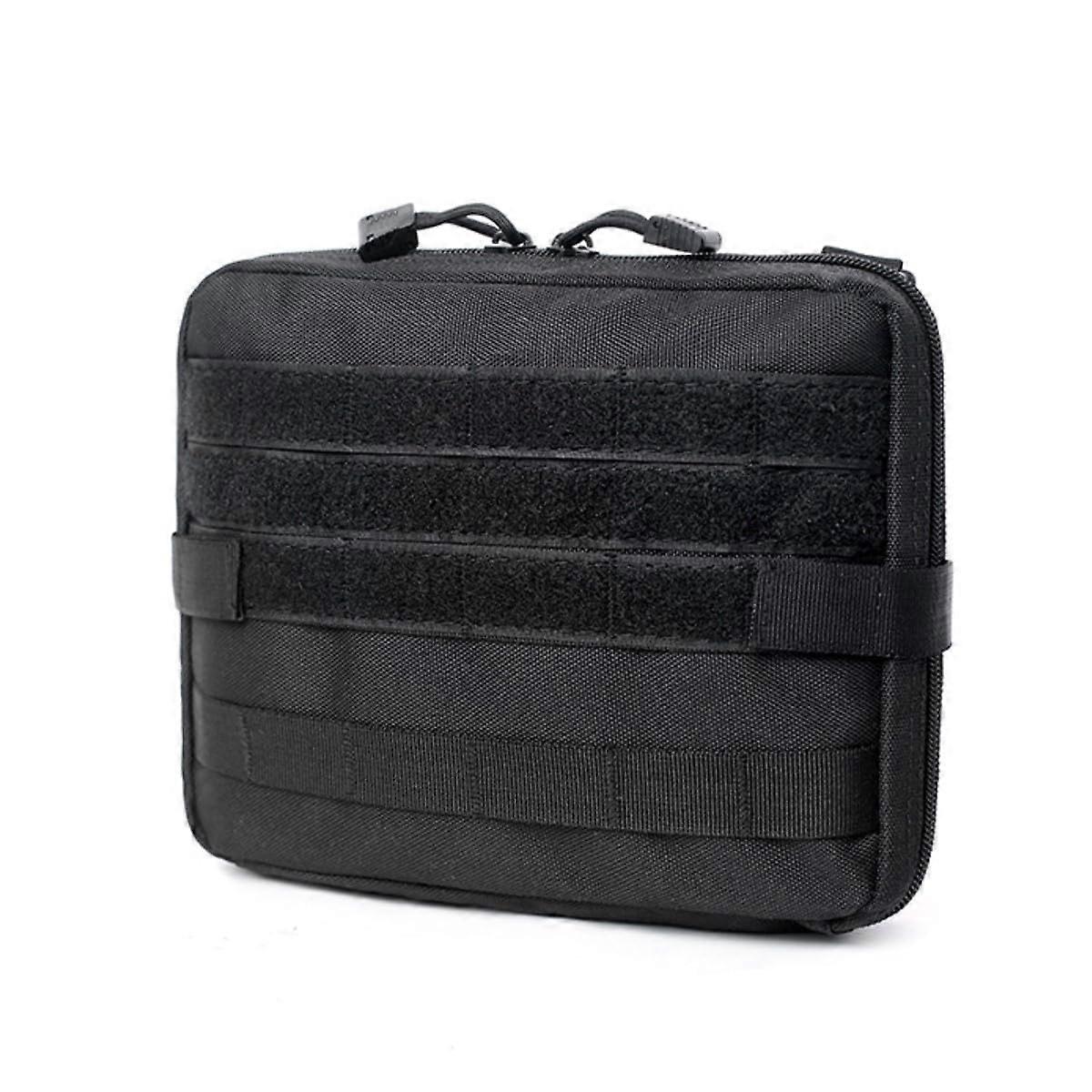 Tactical Molle Pouch For EDC, Admin/Medical EMT Utility Bag, Belt Pouch For Magazines, Maps, Small Tools, Black