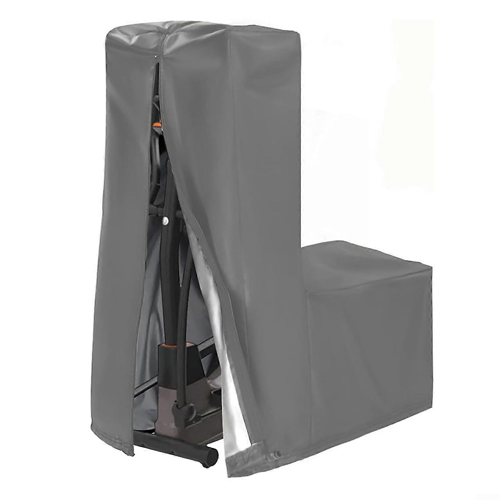 Elliptical Exercise Machine Dustproof Cover with Side Zipper for Convenience (grey140*64 * 165cm) grey140*64*165cm