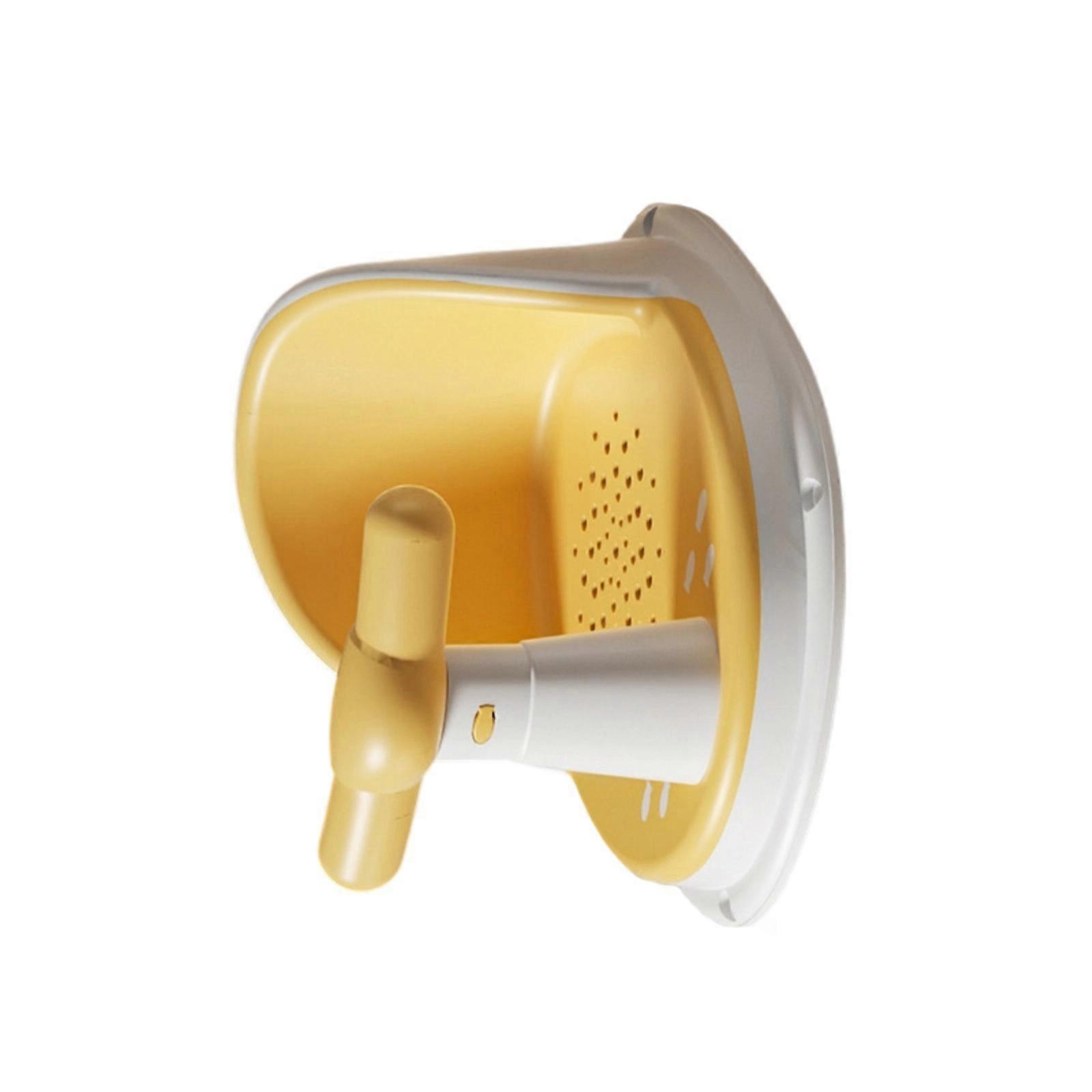 Safe Baby Bath Chair Nonslip Suction Base Ergonomic Support for Newborns Toddler Feature Easy to Clean Design  Yellow