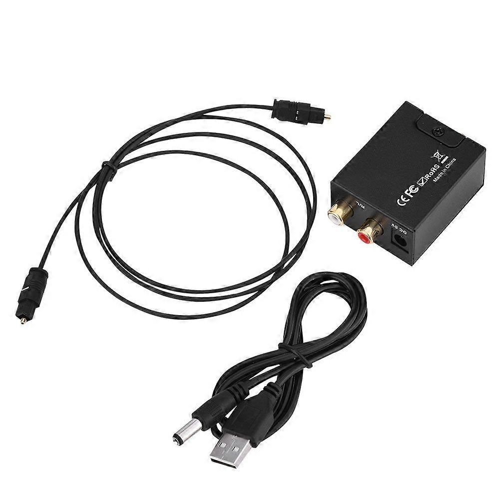 Digital Analog Audio Converter Optical Fiber to Analog Digital Audio Decoding