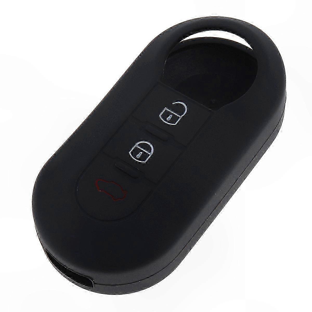 Silicone Key Cover for 3-Button Remote Fob Case - 6 Vibrant Colors Available