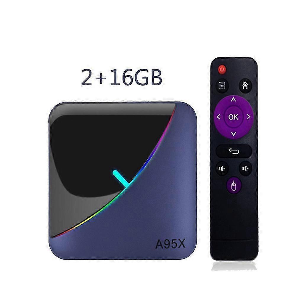 A95x F3 Ii Tv Box Quad-core Amlogic S905w2 Av1 H.265 100m Lan 2.45g Dual Wifi Bt5.0 Hd 4k Hdr+ Tv Box Player