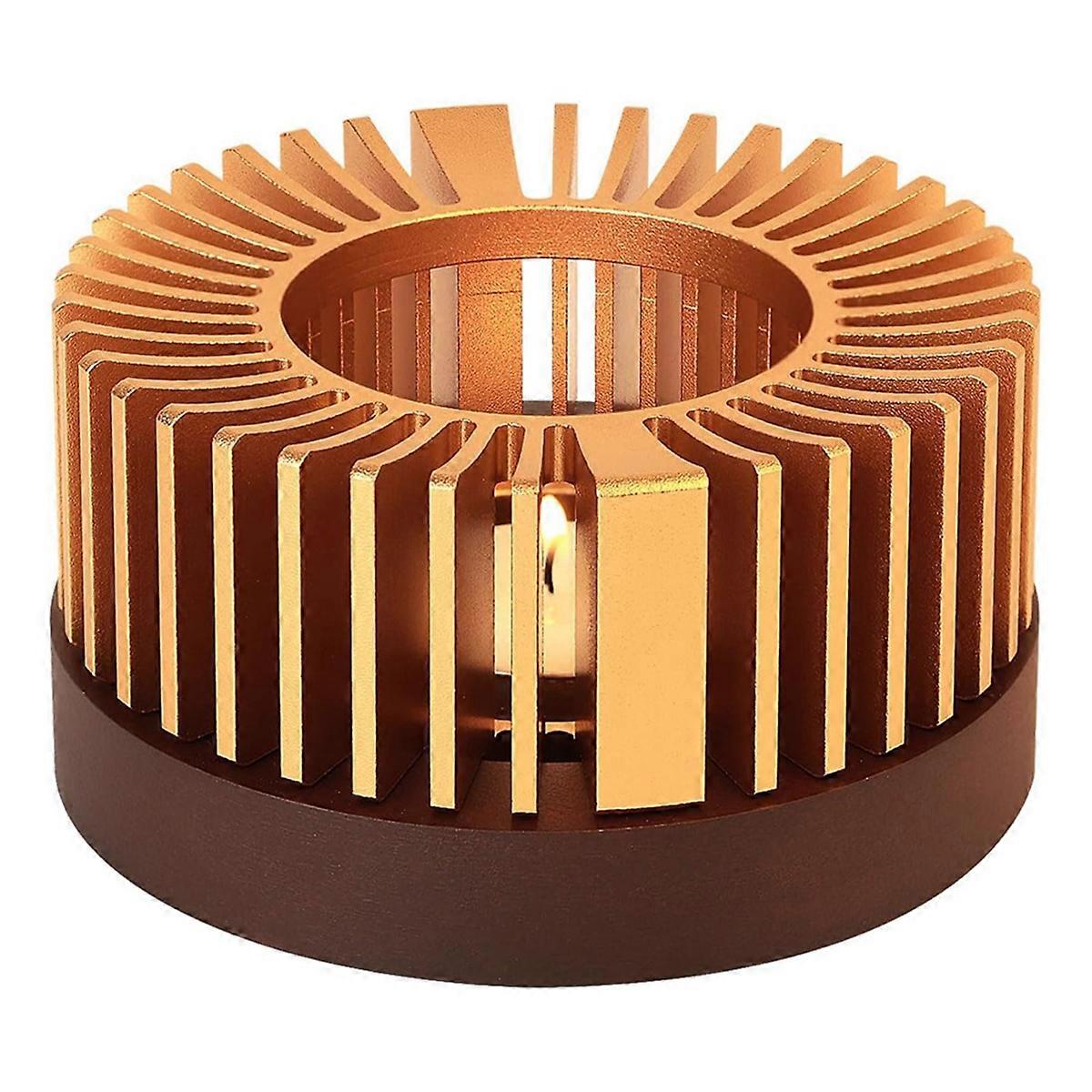 Tekandevarmer, tevarmer af aluminiumslegering og træ, lille