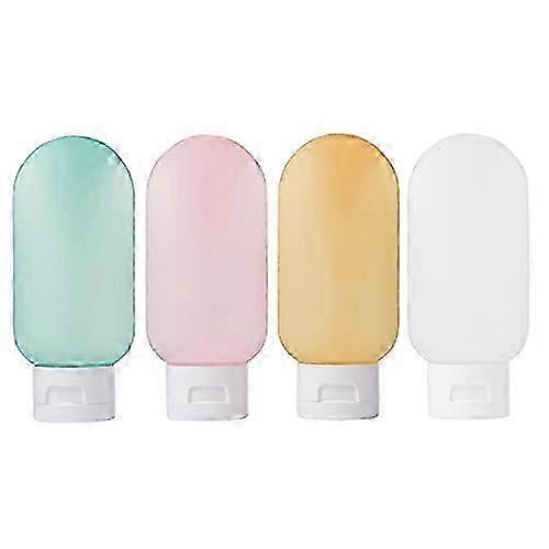 Travel Bottle, 4 Pcs Leak Proof Refillable Squeezable Containers Se...