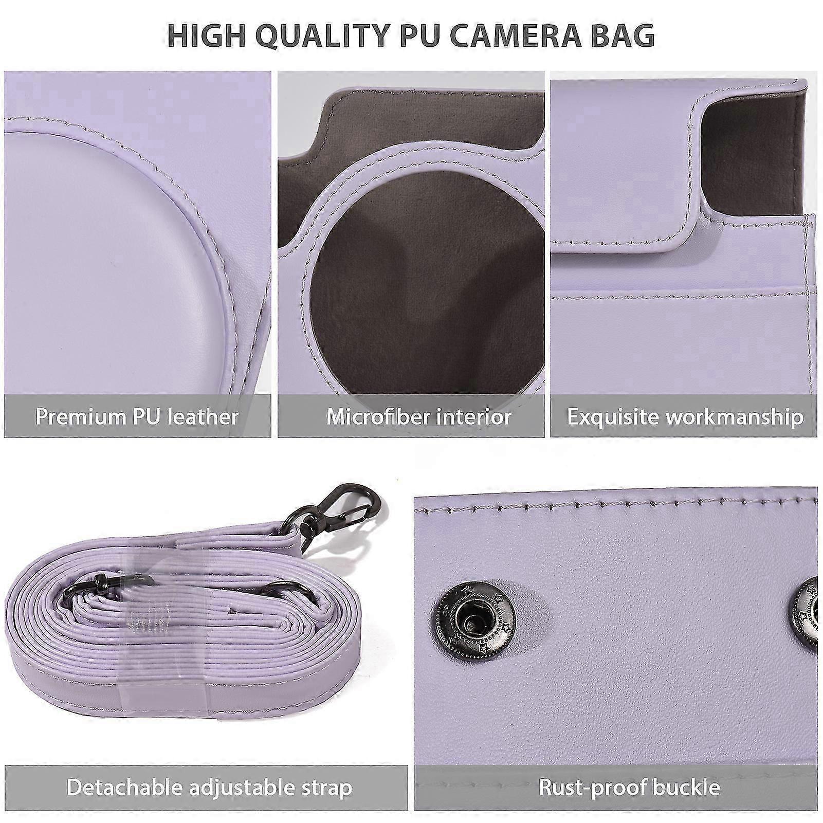 Cute Fujifilm Instax Mini 12 Camera Case with Strap - Stylish, Protective, Portable