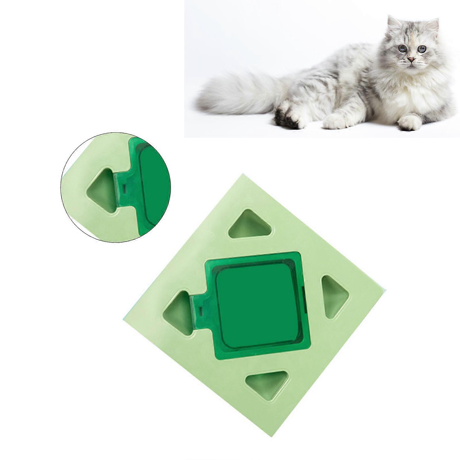 USB Rechargeable Green Cat Teaser Toy for Exercise and Anxiety Relief
