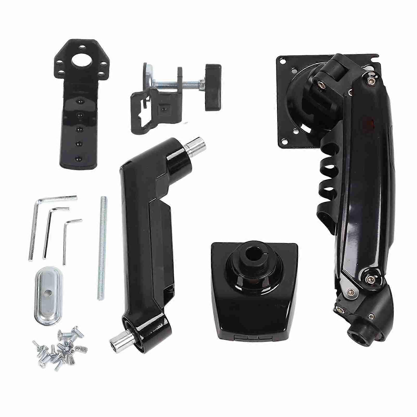 Height Adjustable Single Monitor Arm Stand for 17-30 Inch Screens with VESA Compatibility