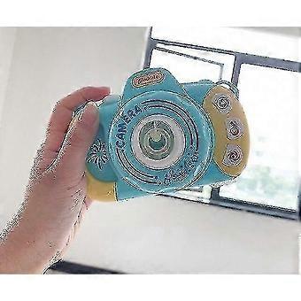 Bubble Blowing Toys 2020 Cute Camera Automatic Music Bubble Machine Gun Soap Bubble Blower Outdoor Kids Child Blue