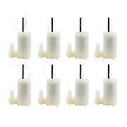 For 8pcs Silent Mini Submersible Pump For Dc3v 5v Vertical  White