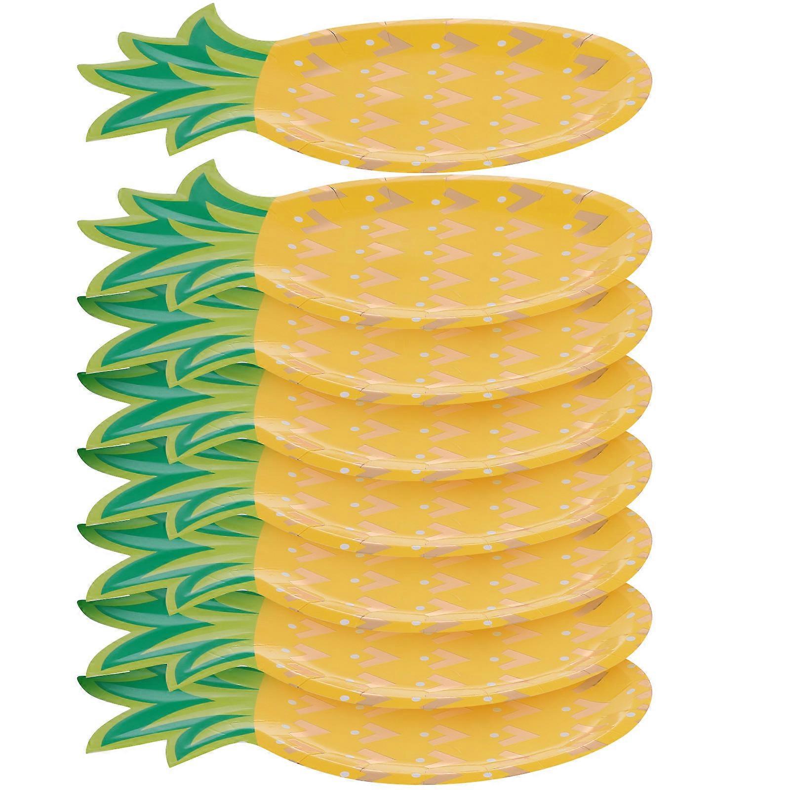 Pineapple Design Paper for Birthday Party Use 8Pcs
