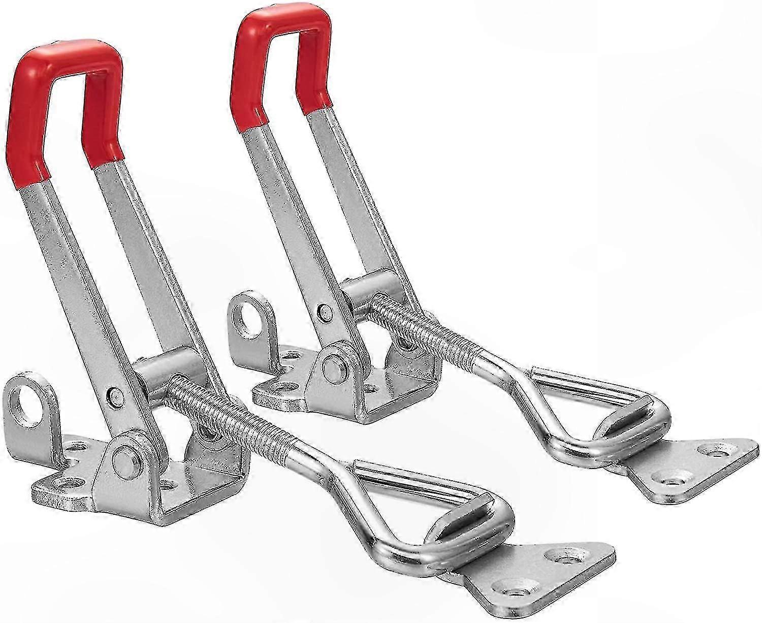 Sturdy Adjustable Latch with Locking Hole 660lbs Capacity Large Pull Toggle Clamp