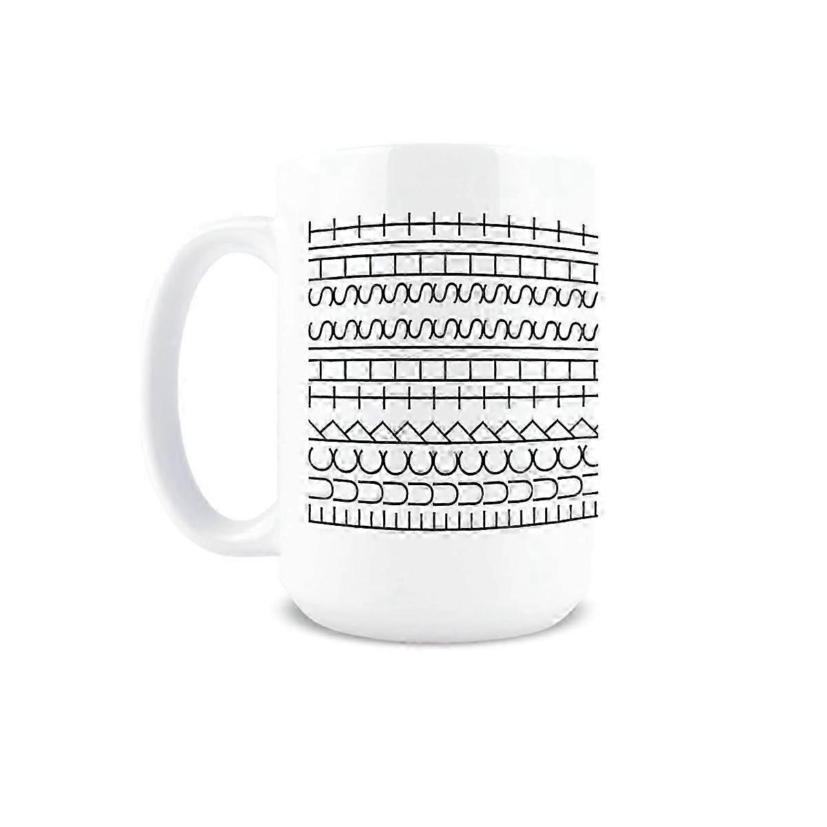 Hidden Message 15 Oz Ceramic Coffee Mug - Unique Gift Idea