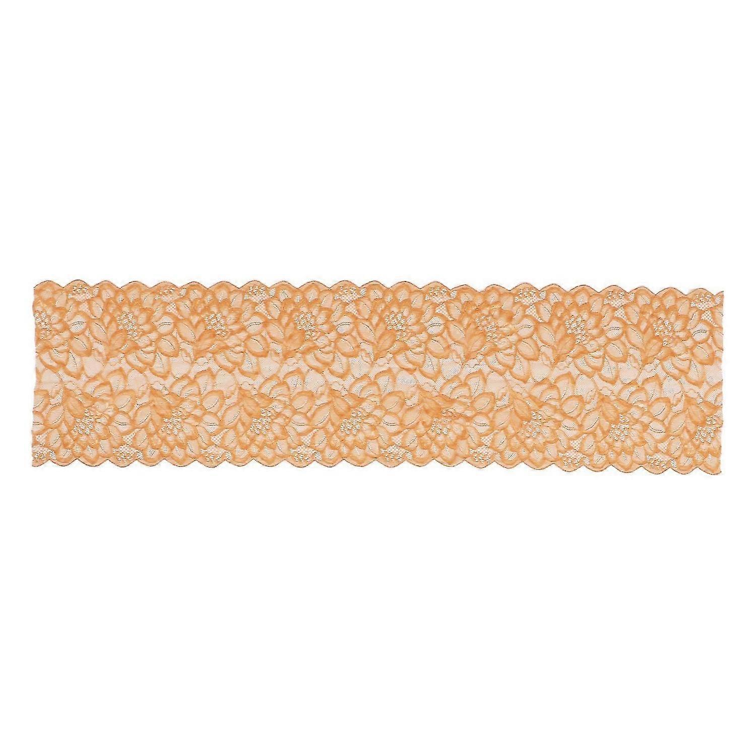 2025 Latest Model Lace Fabric Beautiful Light Brown 10 Yards 23cm Width Soft