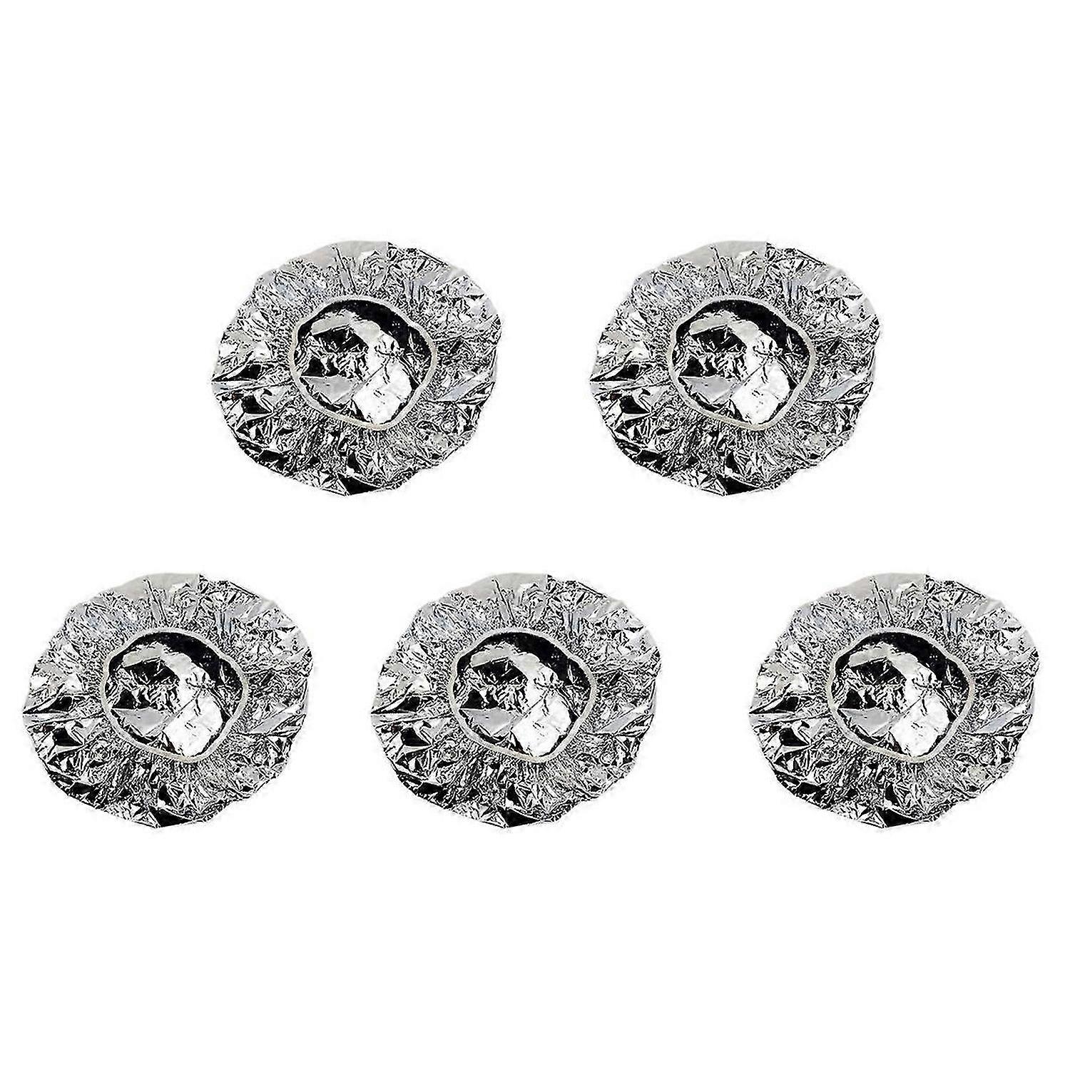 Dusj Varmeisolasjon Aluminiumsfolie Hat Elastisk Badehette-Sølv