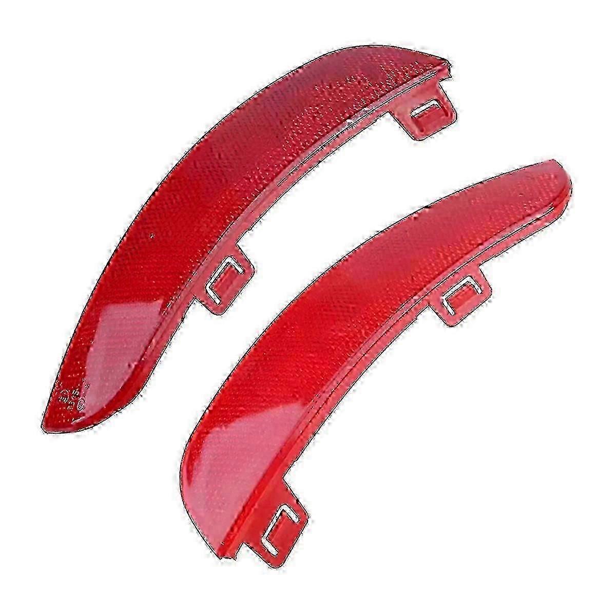 Suitable for S40 V50 2008-2012 Car Rear Bumper Reflector Light Lens Pair Left & Right 30763345 30763346-jc