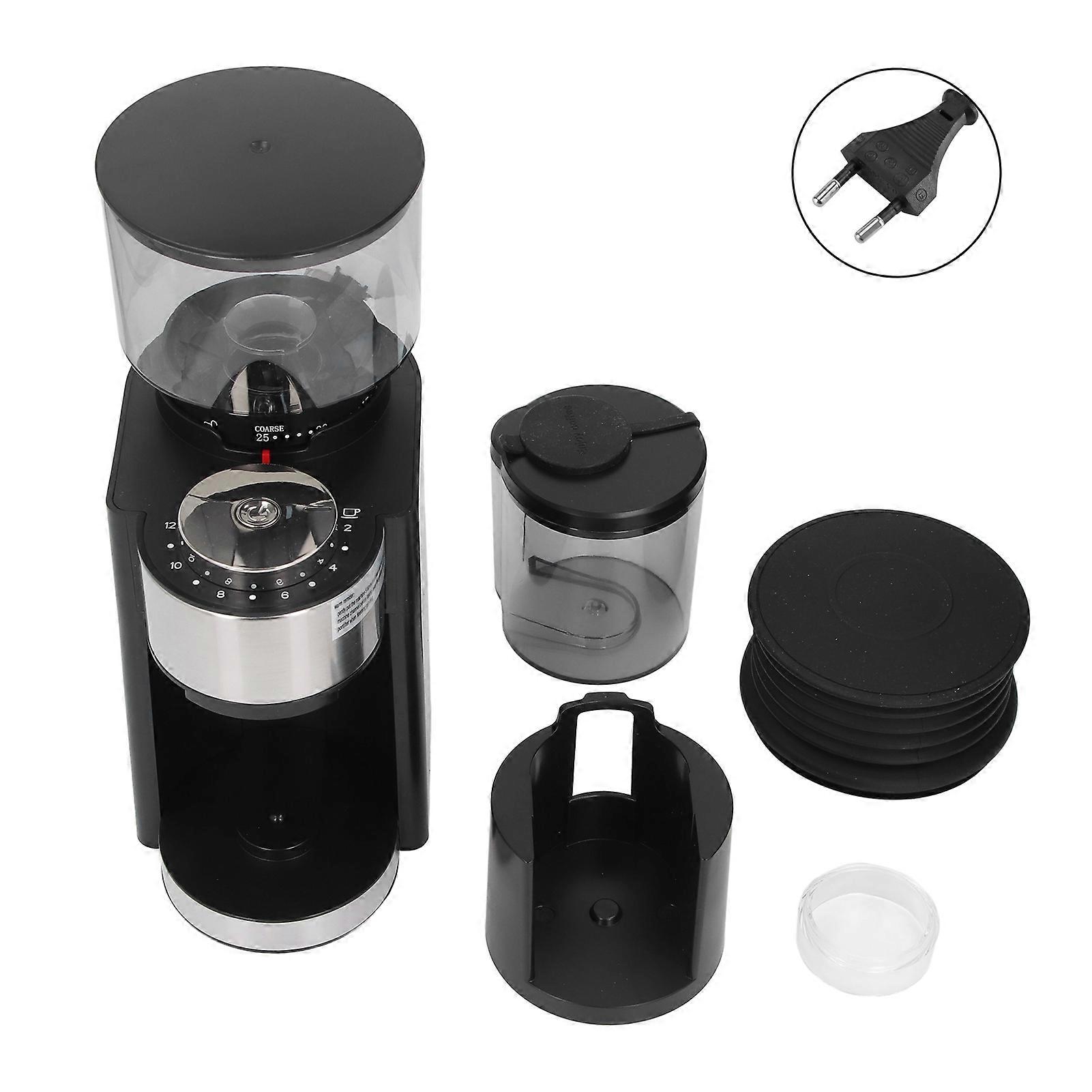 150W Automatic Bean Grinder with 25 Grind Setting for Moka Siphon French Press Pour Over Pot Drip Coffee Maker