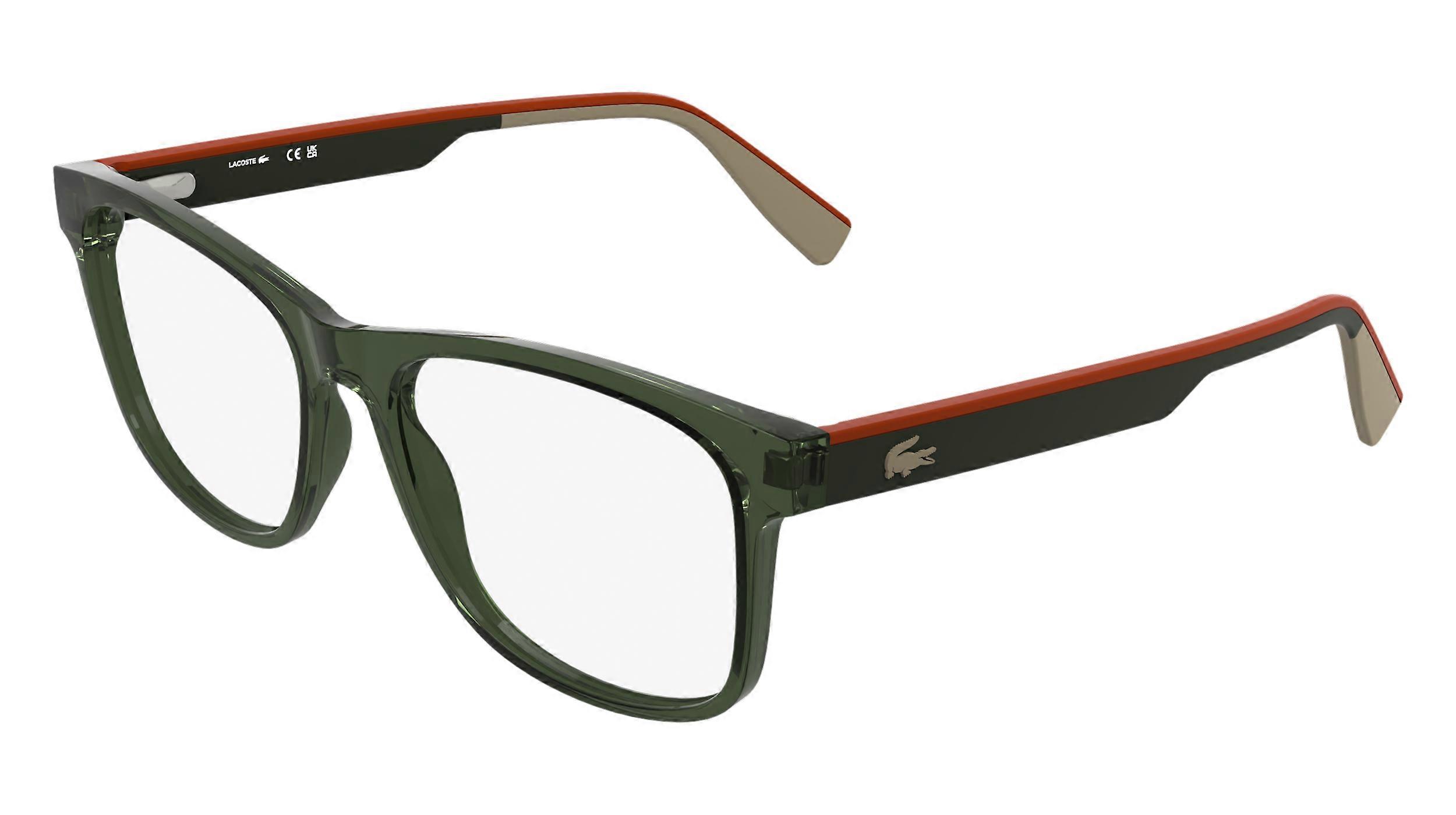 Eyewear Frames LACOSTE L4004 275 TRANSPARENT KHAKI 53/17/145 MALE
