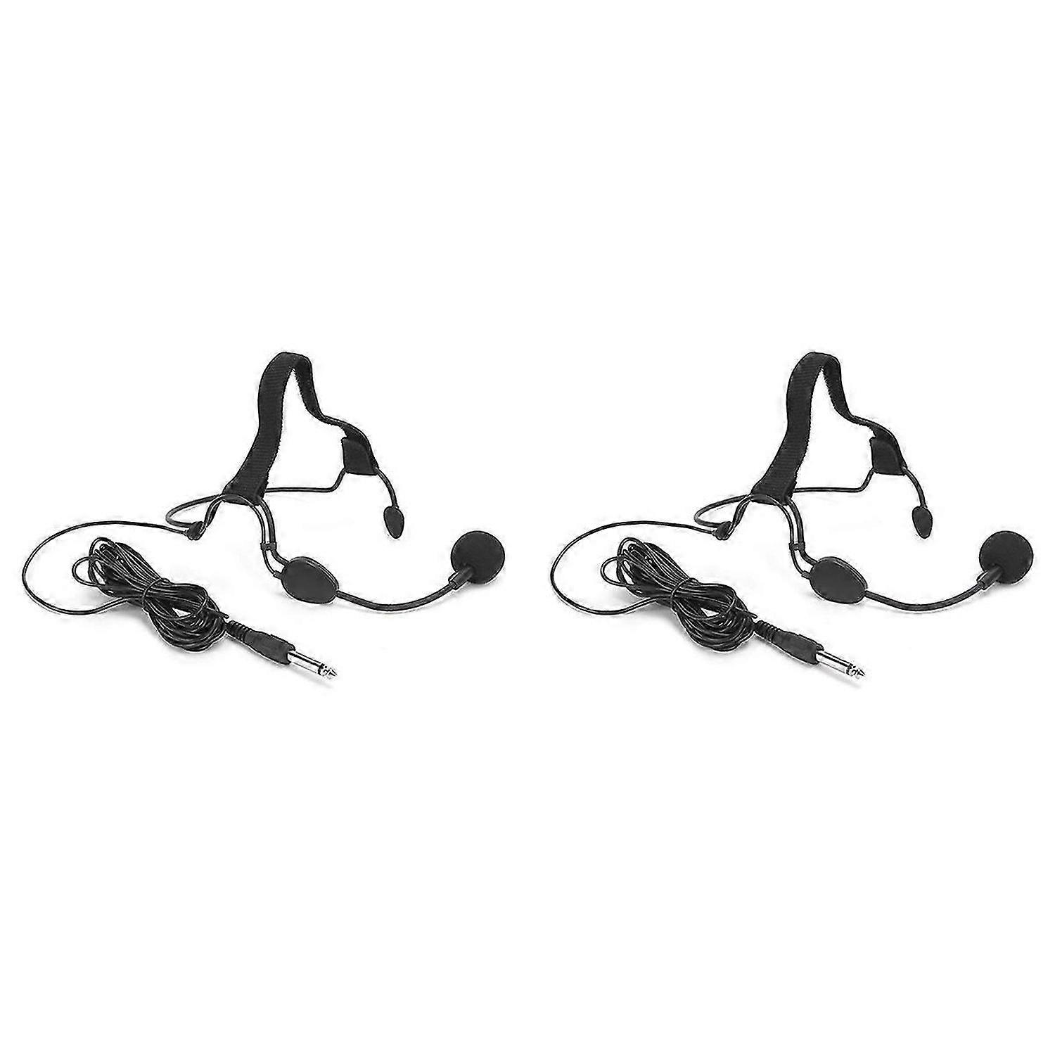 6.35MM Plug Dynamic Headband Microphone Ear Hook Microphone